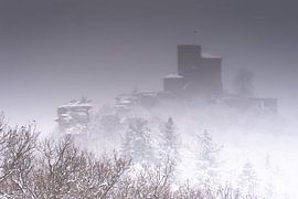 Reichsburg Trifels in a desolate winter light. by André Post
