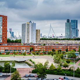 Skyline von Rotterdam von Annemarie van der Hilst