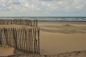 Herbst am Strand von Katwijk von Albert de Vries