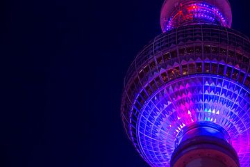 Berlin television tower in a special light by Frank Herrmann