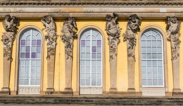 Het Sans Soucci paleis in Potsdam, Berlijn, Duitsland van WorldWidePhotoWeb