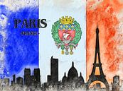 Paris von Printed Artings Miniaturansicht