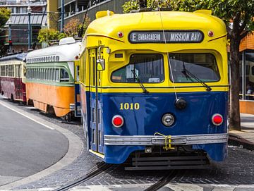 Historische trams in San Francisco