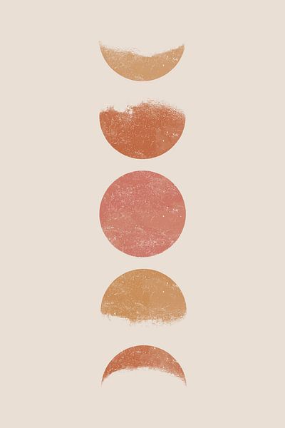 Moon phases - bright by Cats & Dotz
