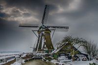 Molen in de winter