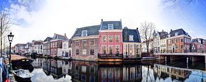 Nieuwe Rijn Panorama Leiden Niederlande