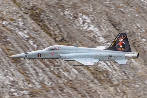 Northrop F-5E Tiger II des Forces aériennes suisses.