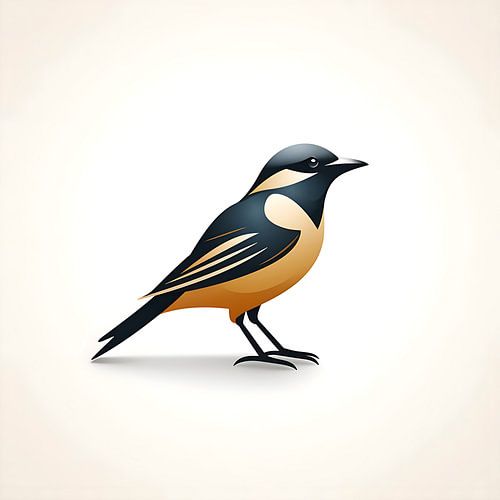 Vector image Bird