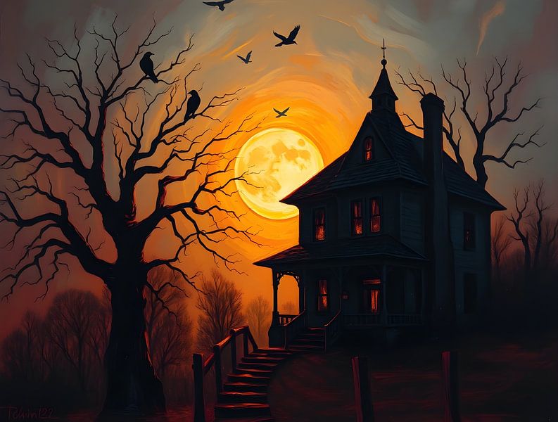 Haunted house by Linda de Klein