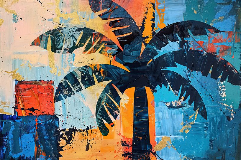 Palmblatt von Blumen Studio