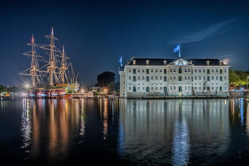 Amsterdam bei Nacht von Nico Dam