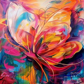 Japandi butterfly — abstract artwork