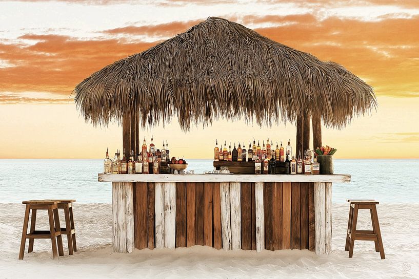 Tropical Sunset - Bar à cocktails sur la plage par byRenzo