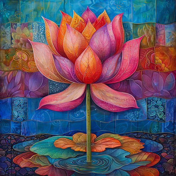 Heilige Lotusblume von Egon Zitter