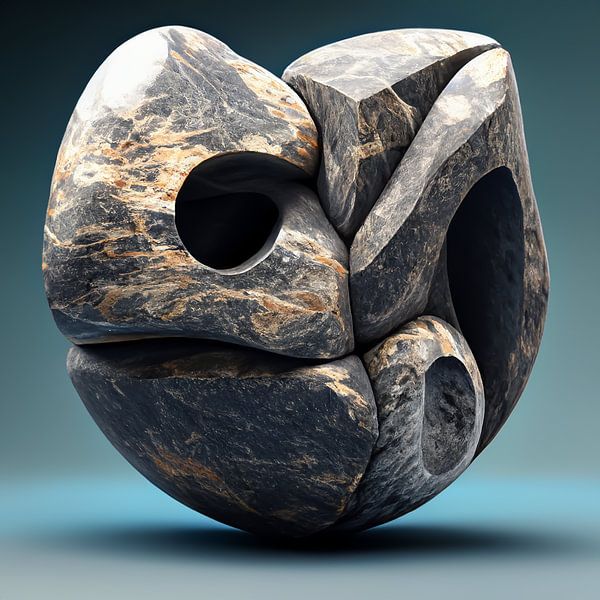 Moderne kunst 40-24 van Andreas Wemmje