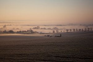 Landschaft im Nebel