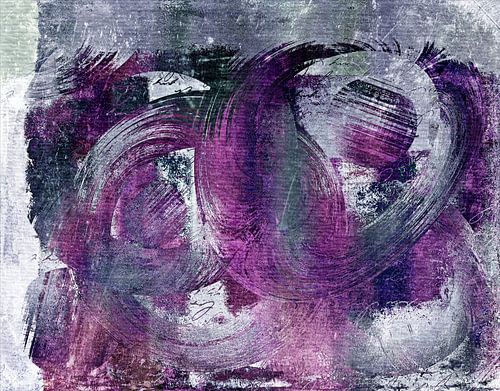 Composix - 0261hyellow and purple abstract