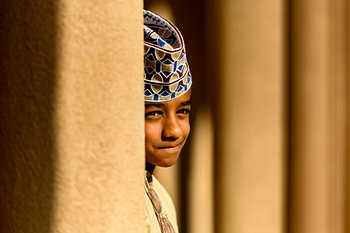 Garçon à Oman, Nizwa