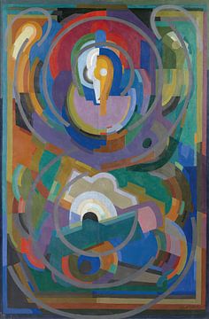 Albert Gleizes - Symfonie in violet (1930) van Peter Balan