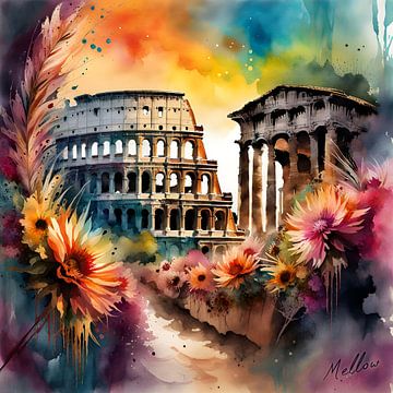 Bloei in het Colosseum van Mellow Art