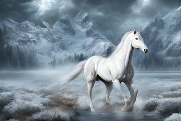 Winterdieren: paard van Nicolette Vermeulen