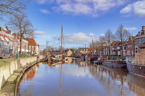 Dokkumer Grootdiep olieverf look