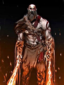 god of war kratos stars game van Rando Fermando