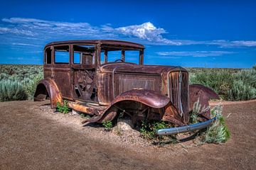 Vintage Car in the desert