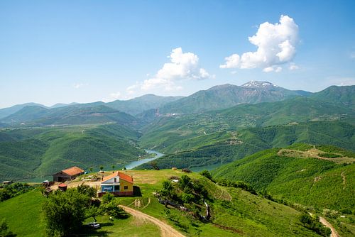 landschap in Noord Albanië