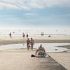Strand van Wimereux – Frankrijk van Marjan Schmit Visser