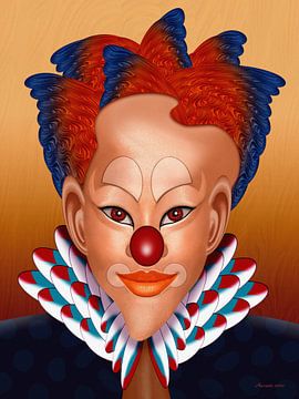 Alternativer Clown von Ton van Hummel (Alias HUVANTO)