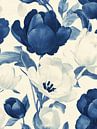 Tulips in Blue van Franka Poulain thumbnail