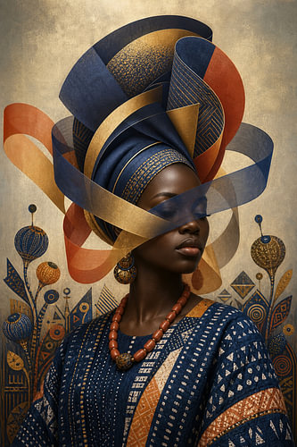 Yoruba – Surreal ribbons and rhythmic shapes