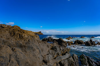 Vue sur l'océan depuis l'île de Madère