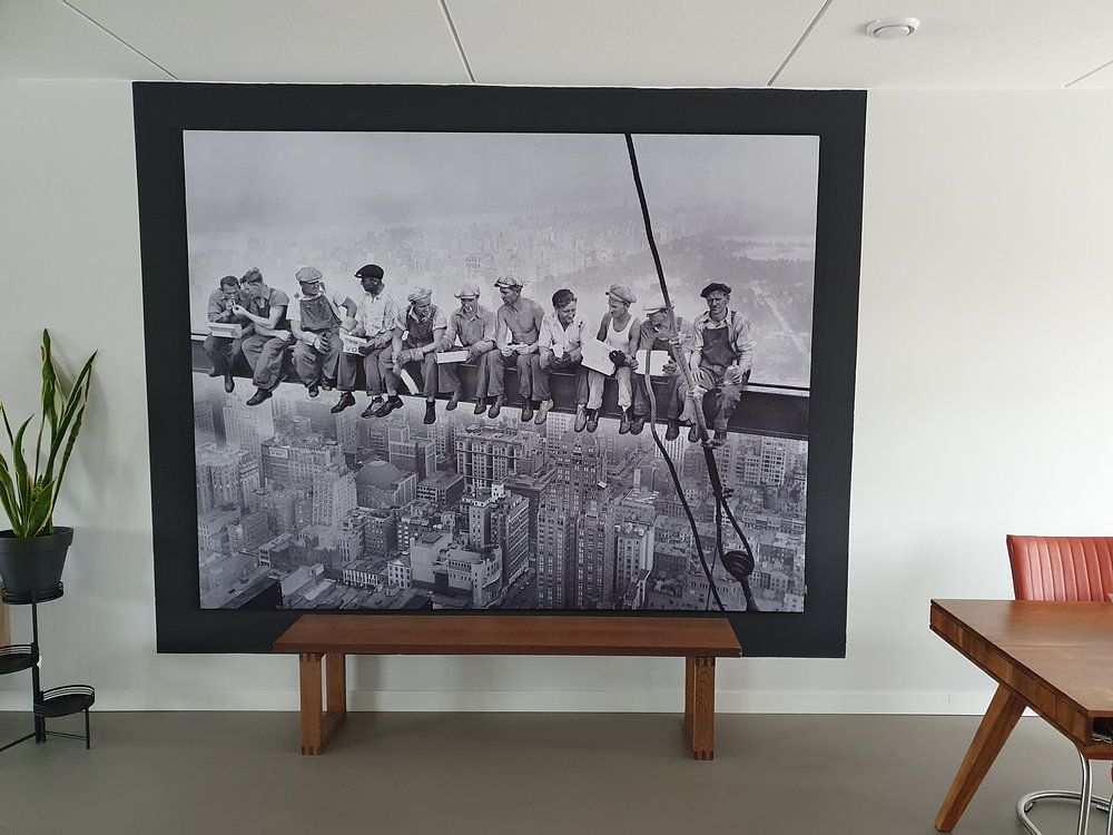 Déjeuner au sommet d'un gratte-ciel par Vintage Afbeeldingen