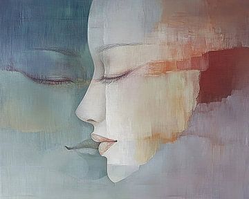 Ethereal Whisper van Abstract Schilderij