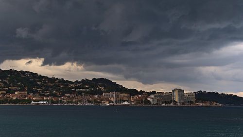 Onweer boven Sainte-Maxime