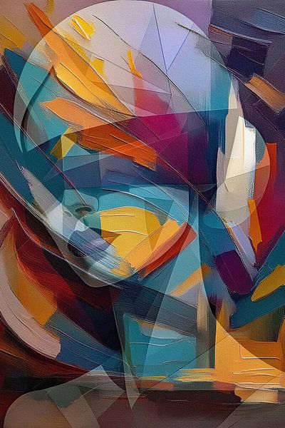 Abstrakte zerbrochene Harmonie von Moonheart Artworks