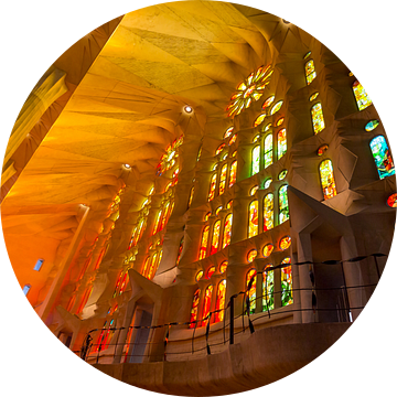 Kleurrijk Sagrada Familia van Guido Akster