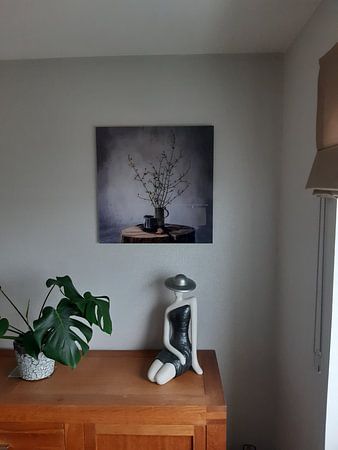 Old Dutch still life on wood [square].