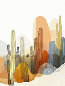 Cactus abstrait