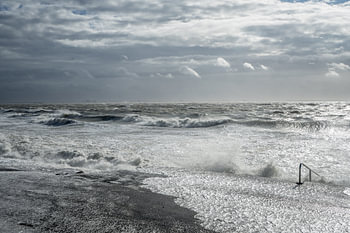Natürliche Gewalt auf dem Boulevard von Vlissingen