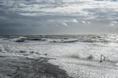 Natuurgeweld op de boulevard van Vlissingen