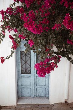 De perfecte Spaanse combinatie: bloesem en een oude deur van Fotografia Elegante