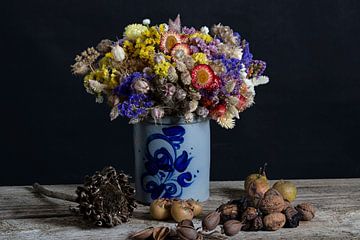 Vintage droogbloemen van Anjo Kan