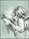 Putto, engeltje, Gilles Demarteau (ca. 1756–1776) van Atelier Liesjes thumbnail