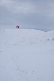 Leuchtturm im Schnee von Eefke Peeters