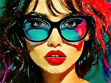 Portrait of a woman oil painting by The Photo Artist