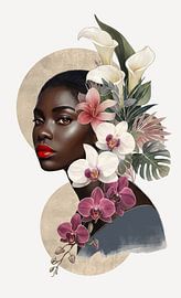 Ebony in Bloom sur Marja van den Hurk