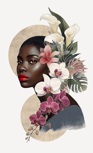 Ebony in Bloom sur Marja van den Hurk
